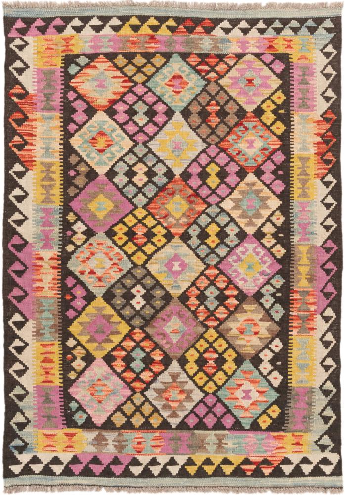 Tapete afegão Kilim Afegão 144x103 144x103, Tapete persa Tecido à mão