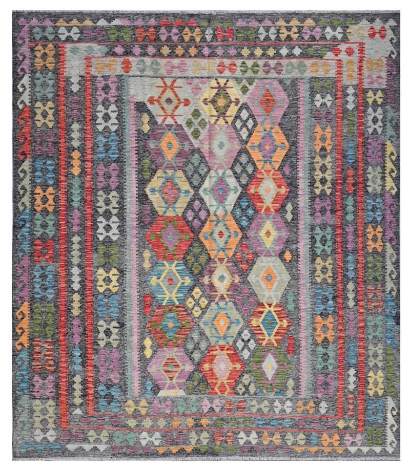 Afghanska mattan Kilim Afghan 286x252 286x252, Persisk matta handvävd 