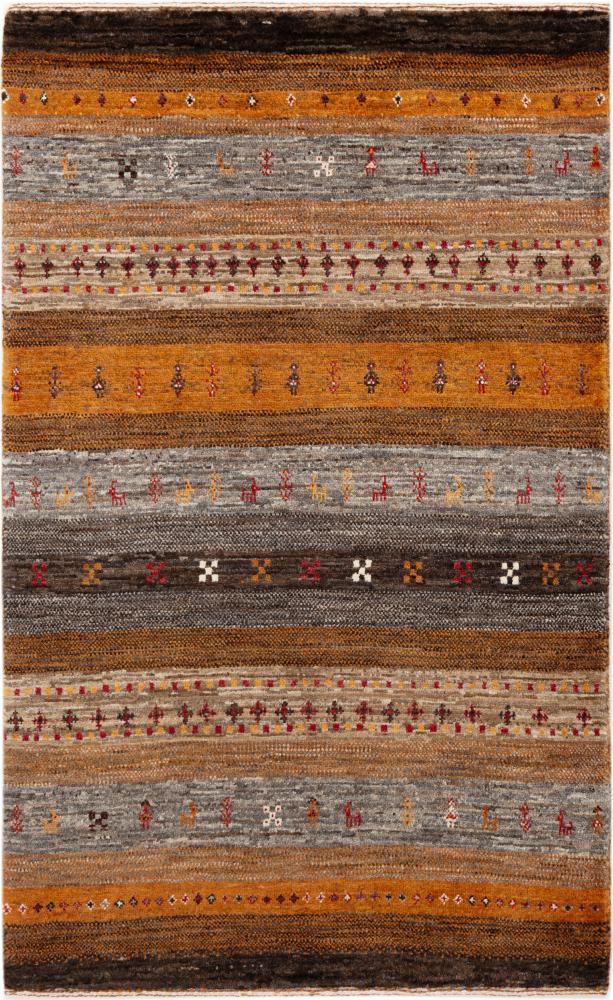Persisk teppe Persisk Gabbeh Loribaft Atelier 127x78 127x78, Persisk teppe Håndknyttet