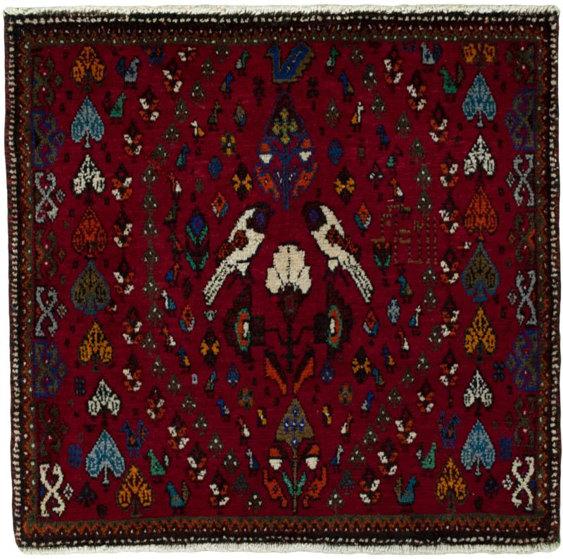 Persian Rug Shiraz 69x71 69x71, Persian Rug Knotted by hand