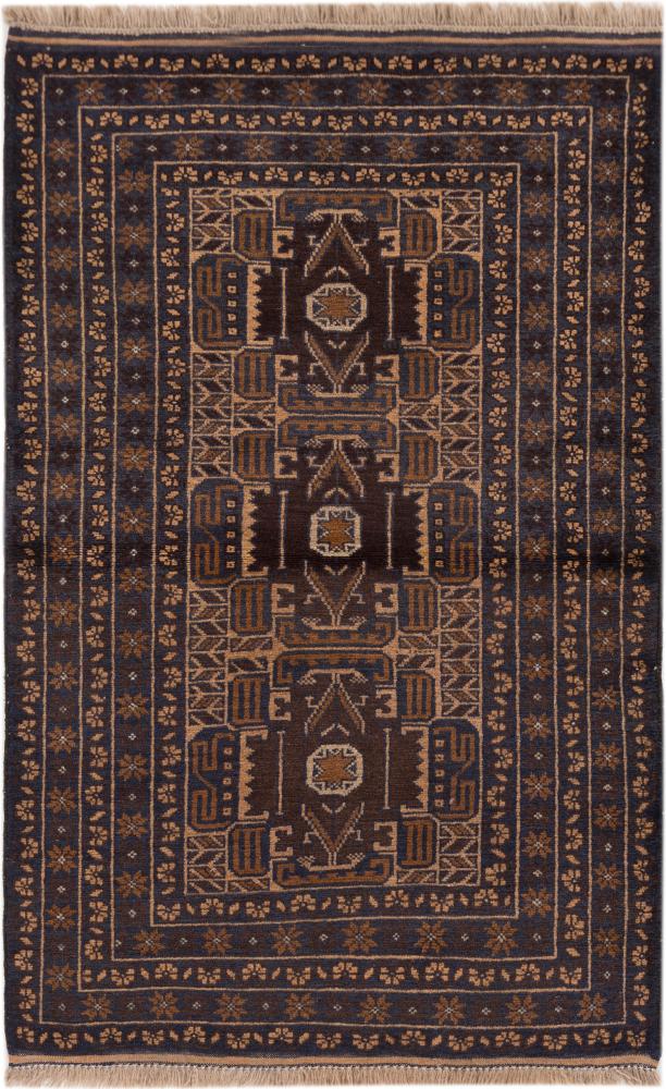Afghaans tapijt Afghan Baluch 137x85 137x85, Perzisch tapijt Handgeknoopte