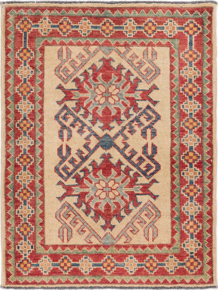 Afghansk teppe Super Kazak 91x70 91x70, Persisk teppe Knyttet for hånd