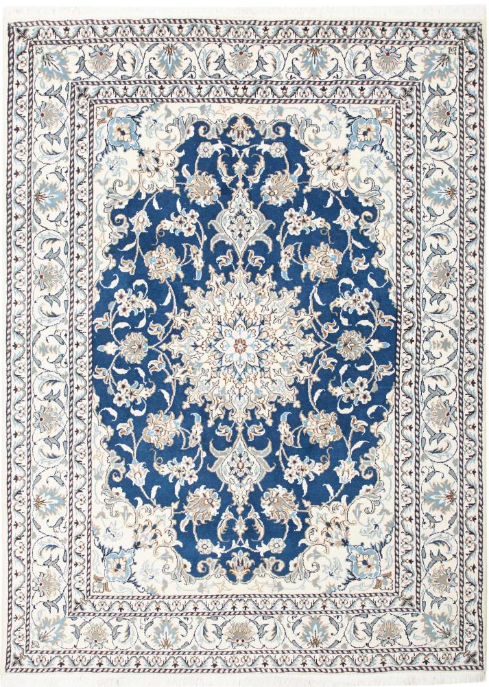 Perserteppich Nain 211x152 211x152, Perserteppich Handgeknüpft