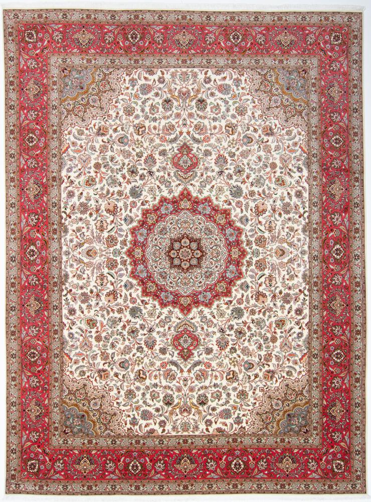 Tapete persa Tabriz 50Raj 407x299 407x299, Tapete persa Atado à mão