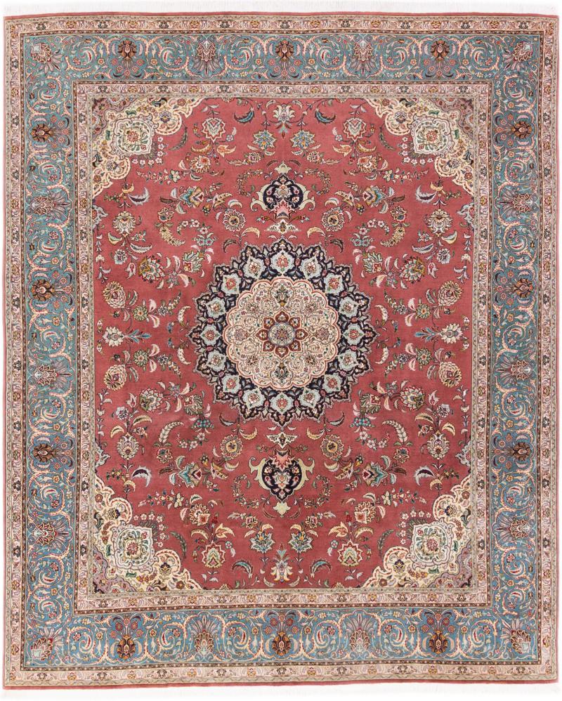 Persian rug Tabriz 50Raj 10'2"x8'2" 10'2"x8'2", Persian rug Hand-knotted
