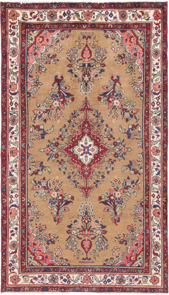 Perserteppich Hamadan 221x126 221x126, Perserteppich Handgeknüpft