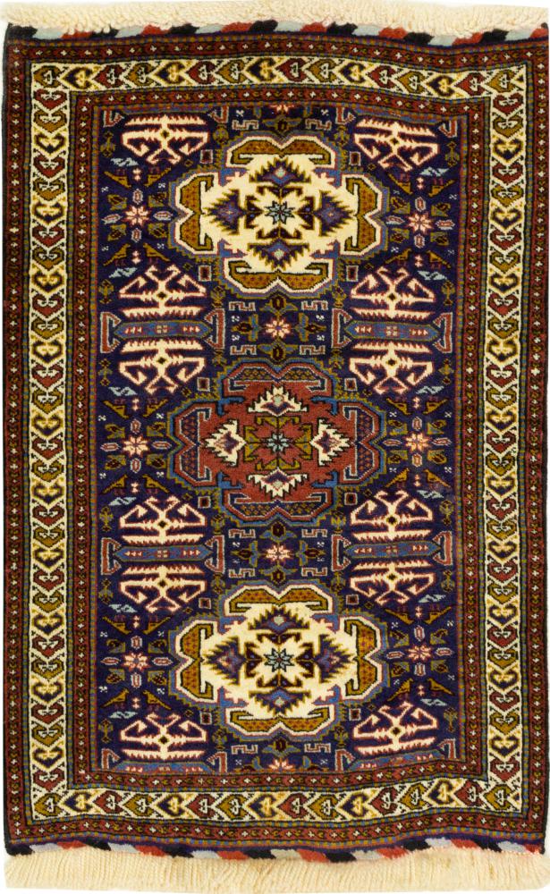 Tapete persa Meshkin 114x84 114x84, Tapete persa Atado à mão