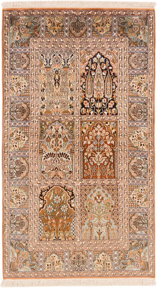 Tappeto indiano Cachemire di Seta 170x95 170x95, Tappeto persiano Annodato a mano