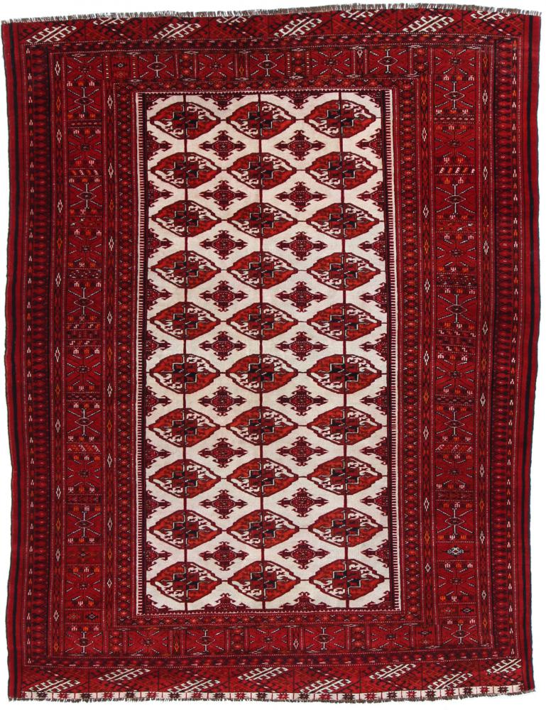 Afghan rug Yamut 177x136 177x136, Persian Rug Knotted by hand