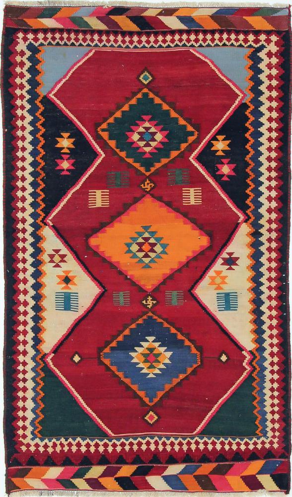 Tapete persa Kilim Fars 195x117 195x117, Tapete persa Tecido à mão