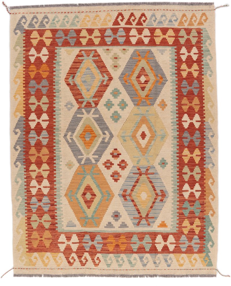 Αφγανικό χαλί Κιλίμ Afghan 167x128 167x128, Περσικό χαλί Χειροποίητο υφαντό