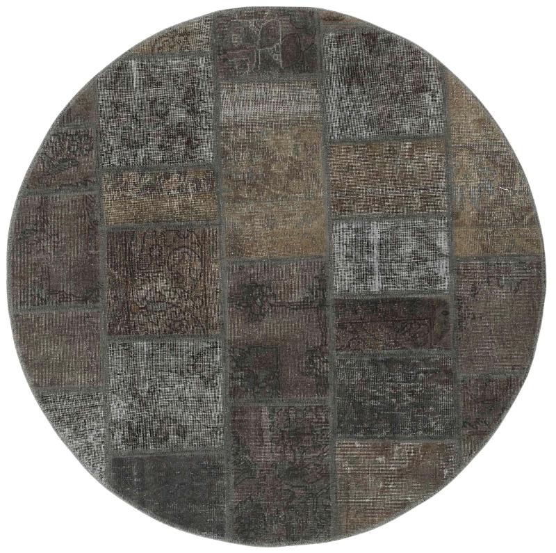 Persian Rug Patchwork 151x151 151x151, Persian Rug Knotted by hand