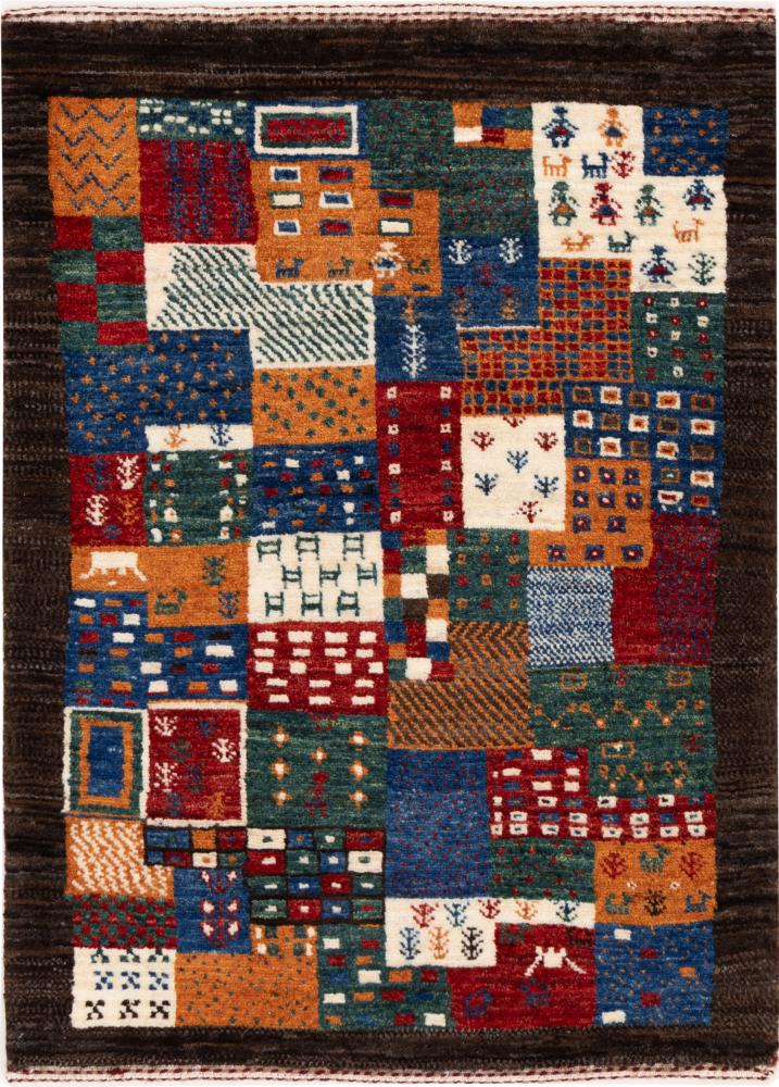 Perzisch tapijt Perzisch Gabbeh Loribaft Nowbaft 84x64 84x64, Perzisch tapijt Handgeknoopte