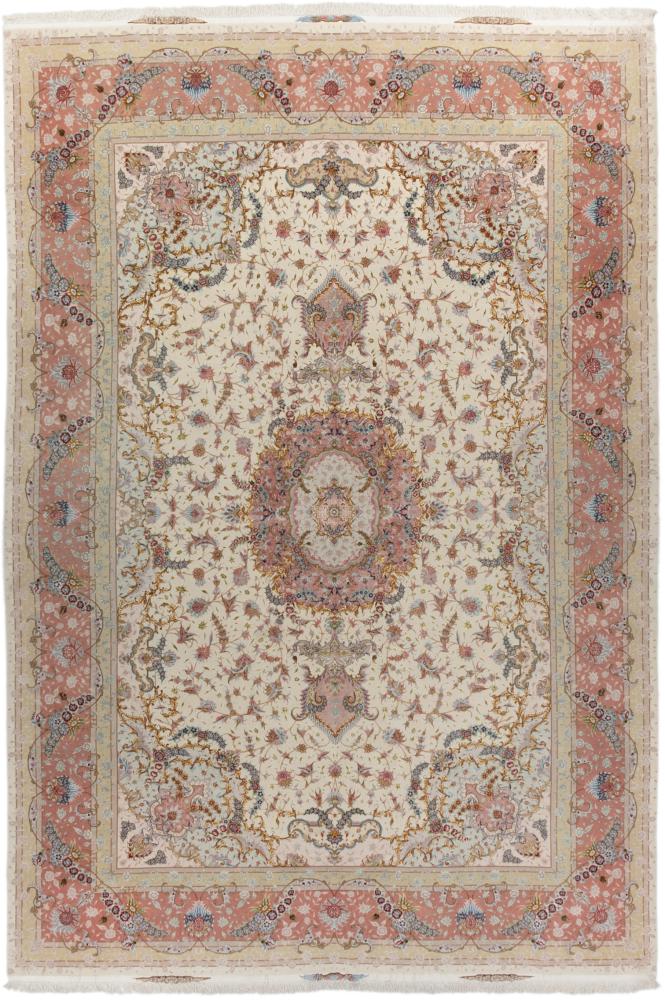 Tappeto persiano Tabriz 50Raj Ordito in Seta 499x344 499x344, Tappeto persiano Annodato a mano