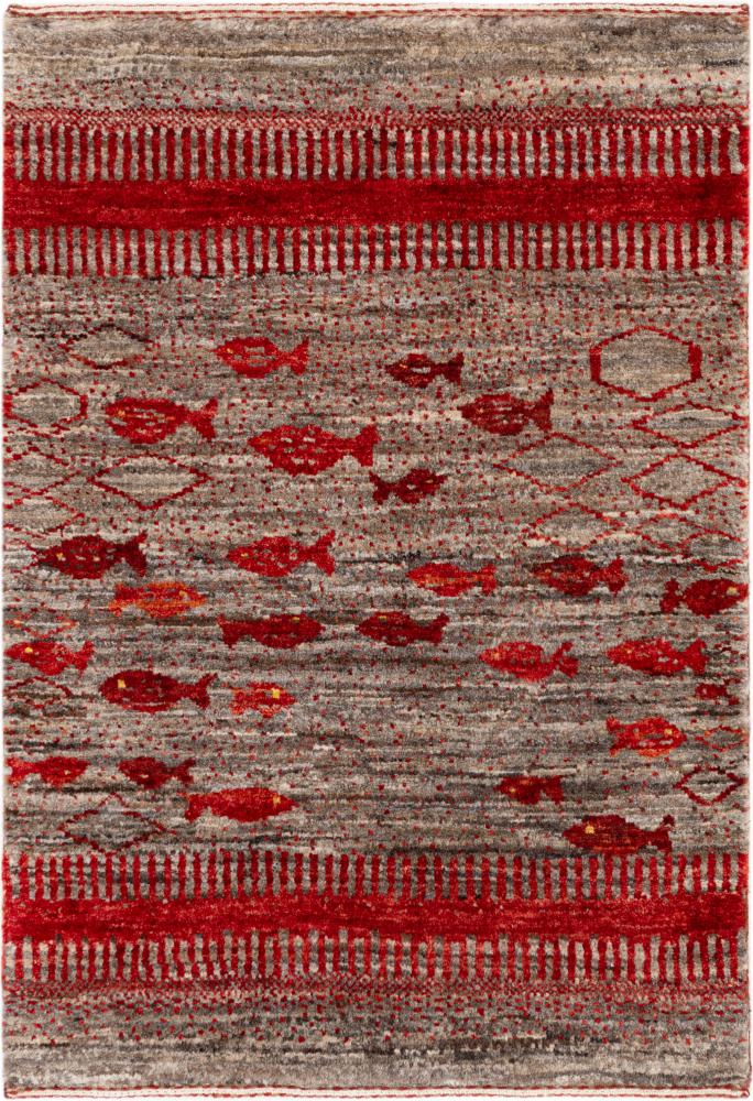 Tappeto persiano Persiano Gabbeh Loribaft Atelier 87x59 87x59, Tappeto persiano Annodato a mano