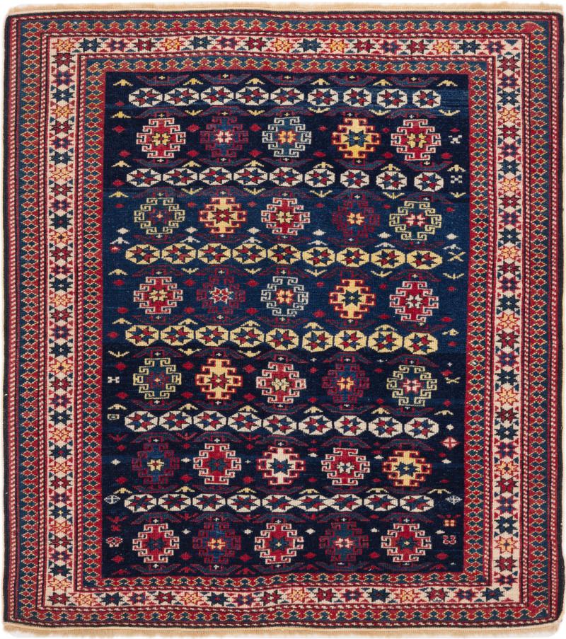 Russian rug Shirwan Old 100x89 100x89, Persian Rug Knotted by hand