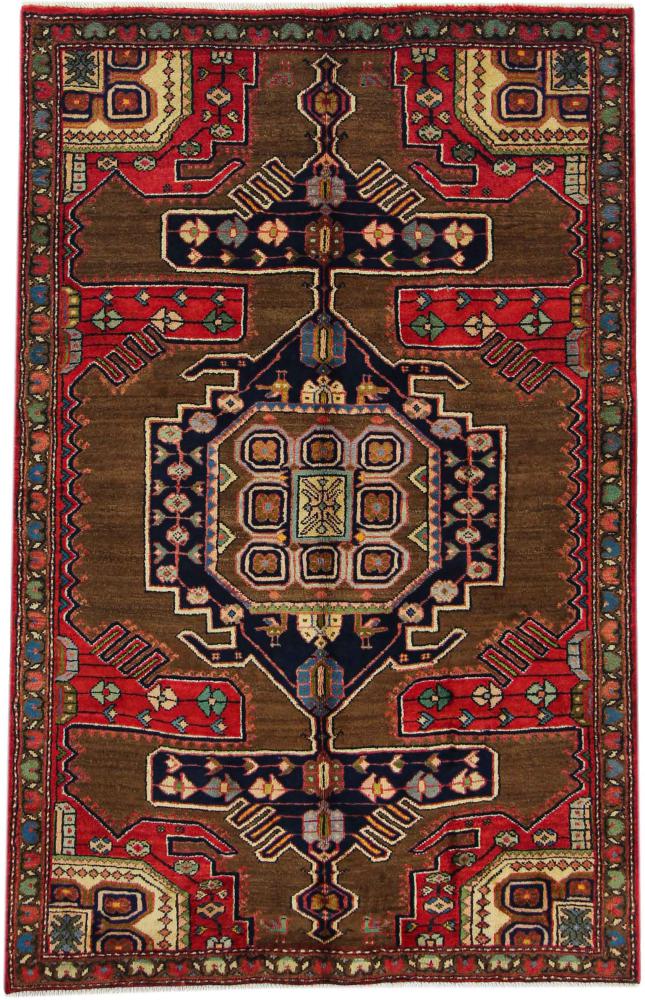 Persialainen matto Hamadan 207x136 207x136, Persialainen matto Solmittu käsin