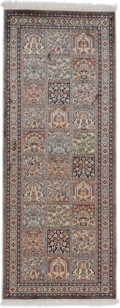 Indiaas tapijt Kasjmier Zijde 206x83 206x83, Perzisch tapijt Handgeknoopte