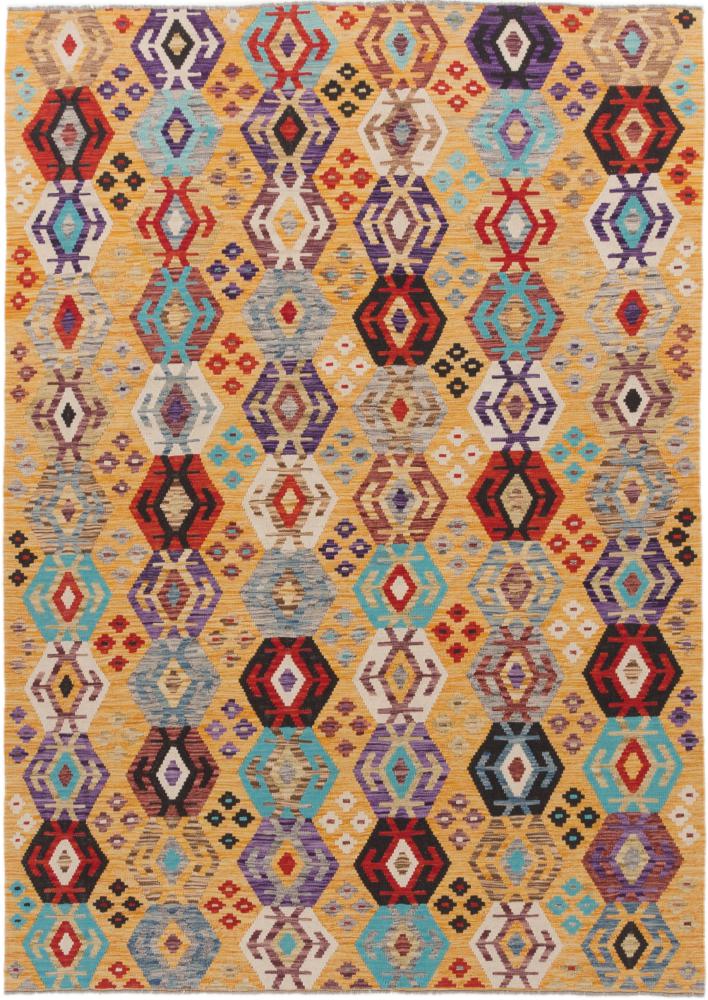 Tapete afegão Kilim Afegão 291x206 291x206, Tapete persa Tecido à mão