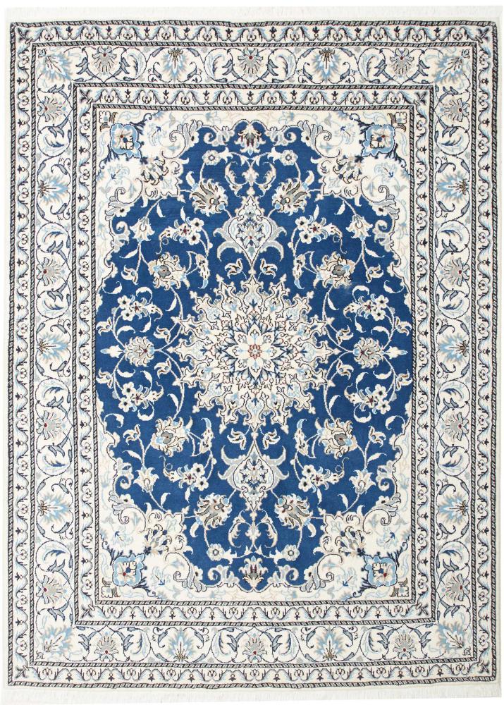Tapis persan Naïn 206x151 206x151, Tapis persan Noué à la main