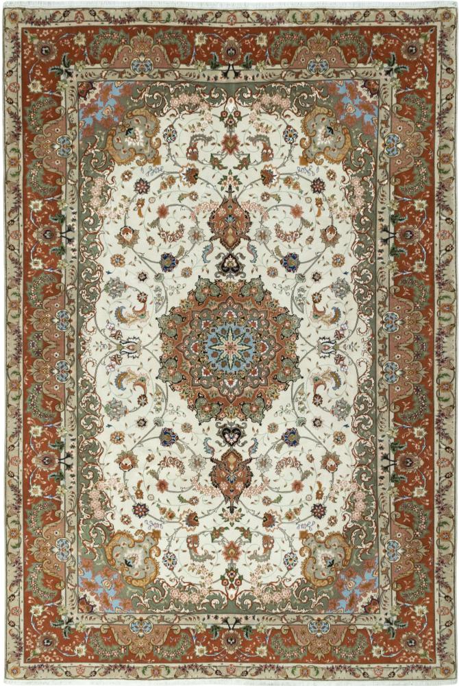 Tappeto persiano Tabriz 50Raj 309x211 309x211, Tappeto persiano Annodato a mano