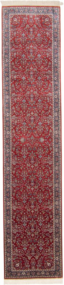 Tapis chinois Chinois Soie Hereke 370x79 370x79, Tapis persan Noué à la main