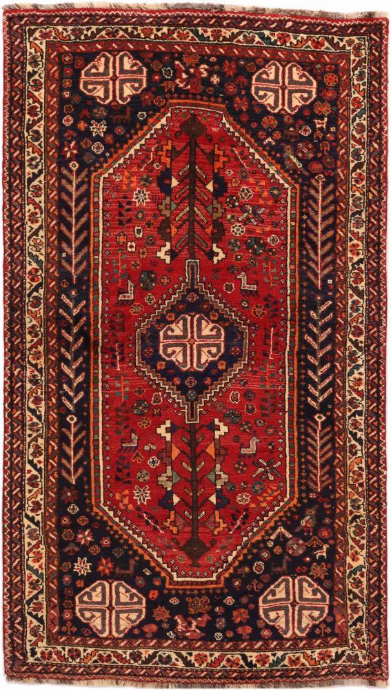 Tapis persan Shiraz 220x127 220x127, Tapis persan Noué à la main
