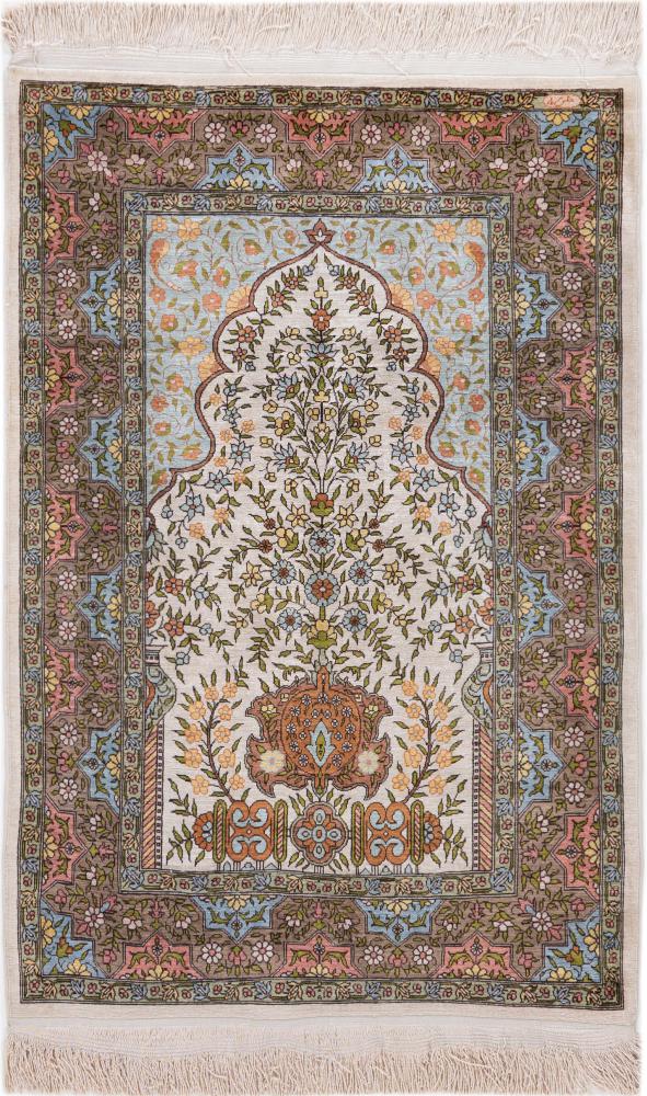  Hereke Silke Signerad 112x75 112x75, Persisk matta Handknuten