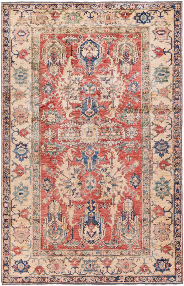 Afghan rug Super Kazak 255x163 255x163, Persian Rug Knotted by hand