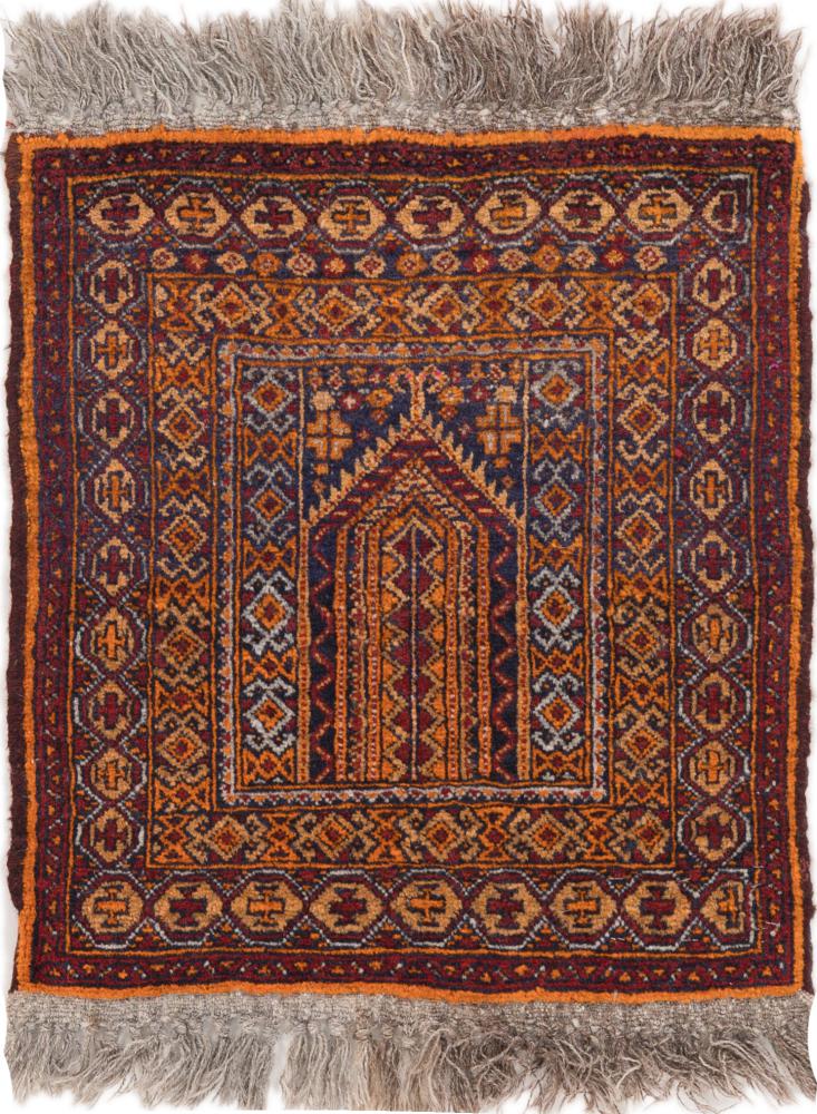 Persian Rug Baluch Antique 53x50 53x50, Persian Rug Knotted by hand