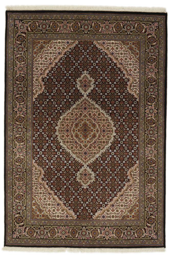Tappeto indiano Indo Tabriz 199x139 199x139, Tappeto persiano Annodato a mano