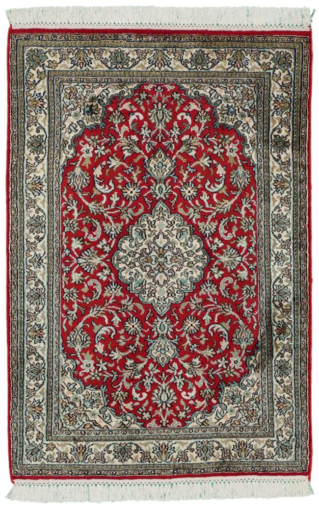 Indisk matta Kashmir Silke 94x66 94x66, Persisk matta Knuten för hand