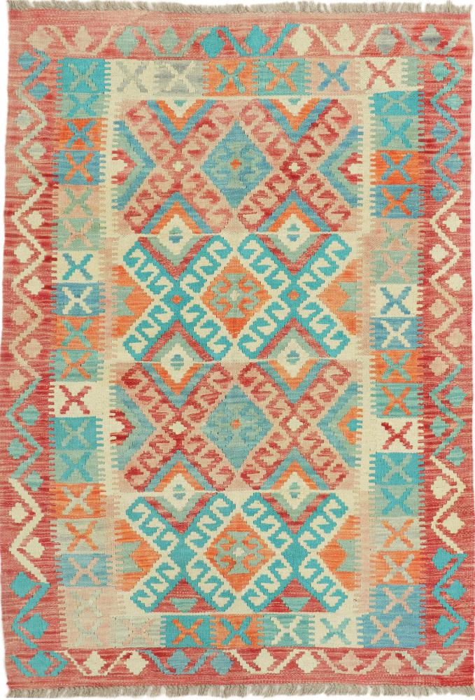 Tapete afegão Kilim Afegão Heritage 144x100 144x100, Tapete persa Tecido à mão