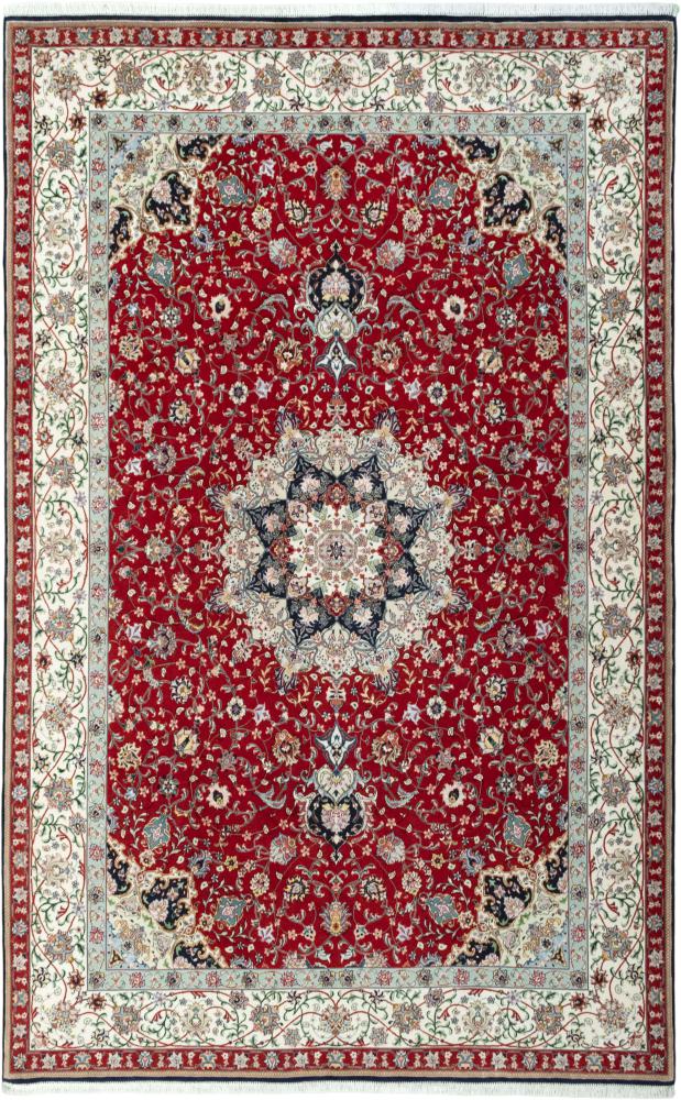 Persian Rug Tabriz 60Raj Silk Warp 311x198 311x198, Persian Rug Knotted by hand