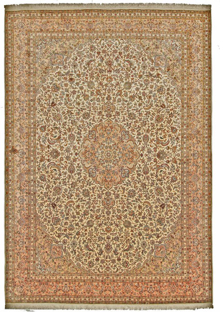 Tappeto indiano Cachemire Puri di Seta 338x236 338x236, Tappeto persiano Annodato a mano