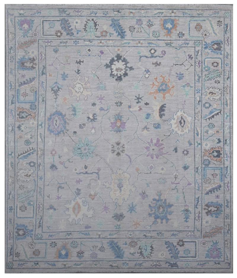 Alfombra afgana Oushak 299x248 299x248, Alfombra persa Anudado a mano