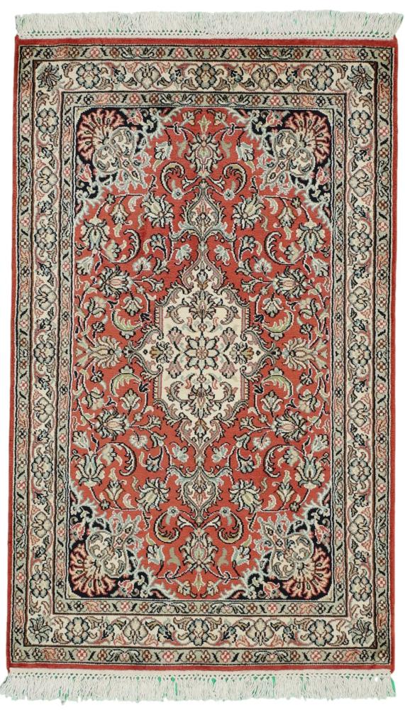 Alfombra india Cachemira de Seda 103x64 103x64, Alfombra persa Anudado a mano