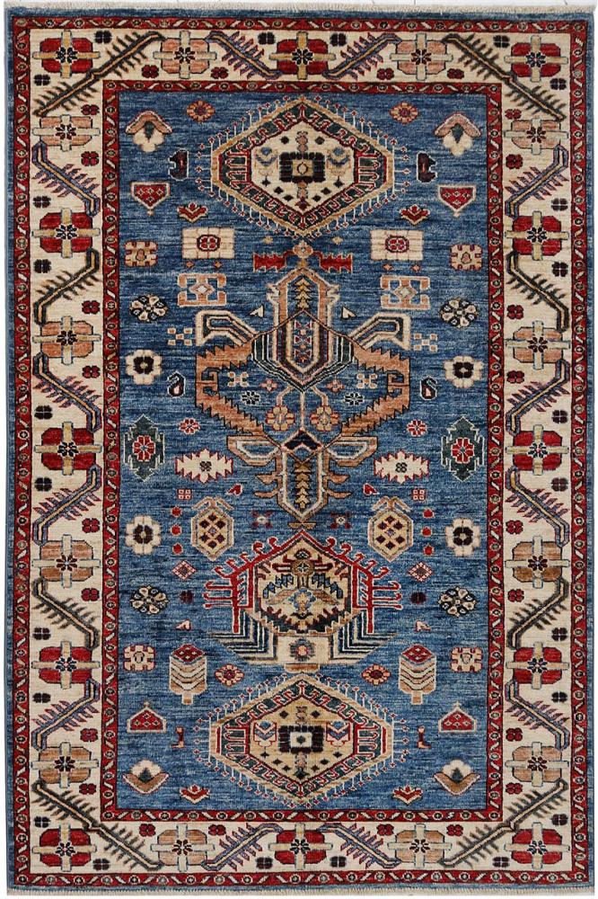 Afghan rug Kazak 180x119 180x119, Persian Rug Knotted by hand