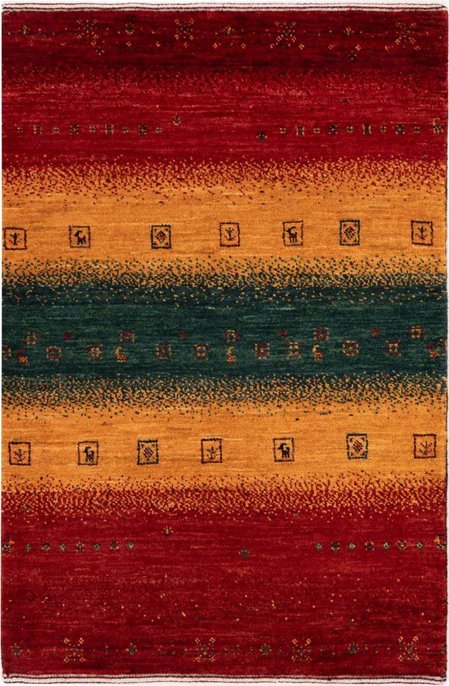 Perzisch tapijt Perzisch Gabbeh Loribaft Nowbaft 91x61 91x61, Perzisch tapijt Handgeknoopte