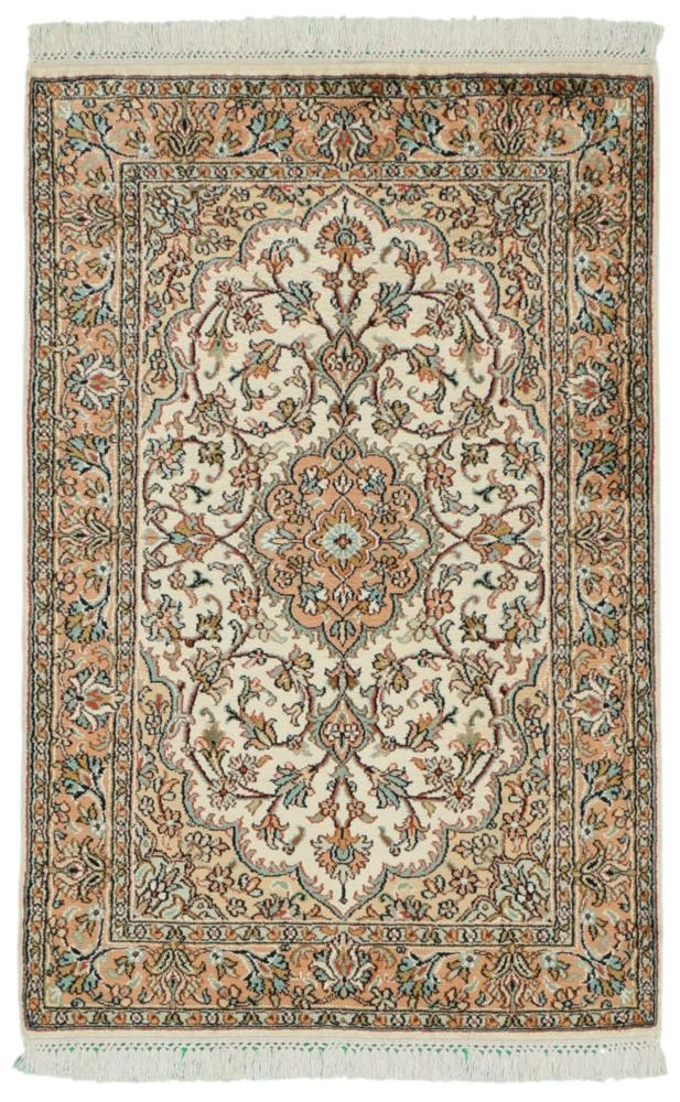 インドのカーペット カシミール シルク 97x62 97x62,  ペルシャ絨毯 手織り