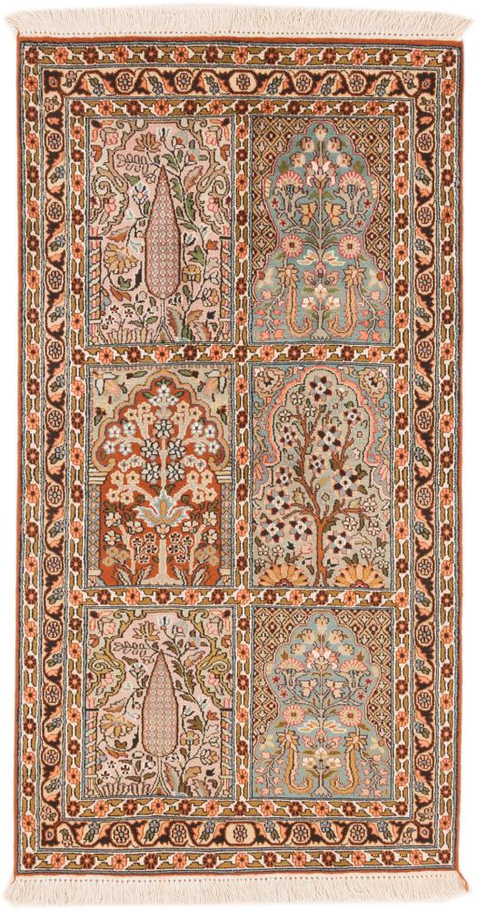 Tappeto indiano Cachemire di Seta 151x80 151x80, Tappeto persiano Annodato a mano