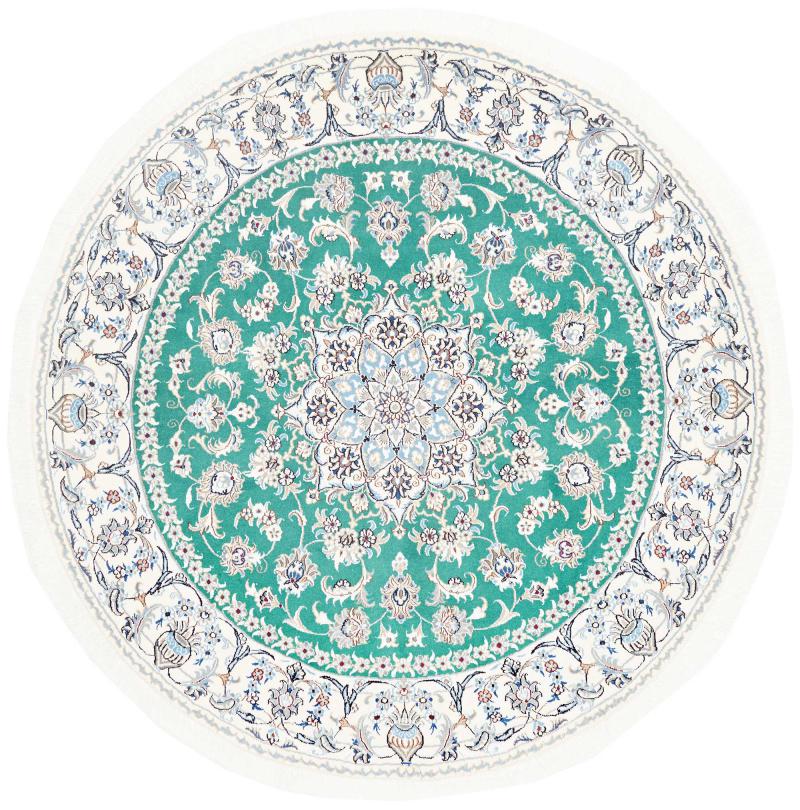 Persian Rug Nain 201x196 201x196, Persian Rug Knotted by hand