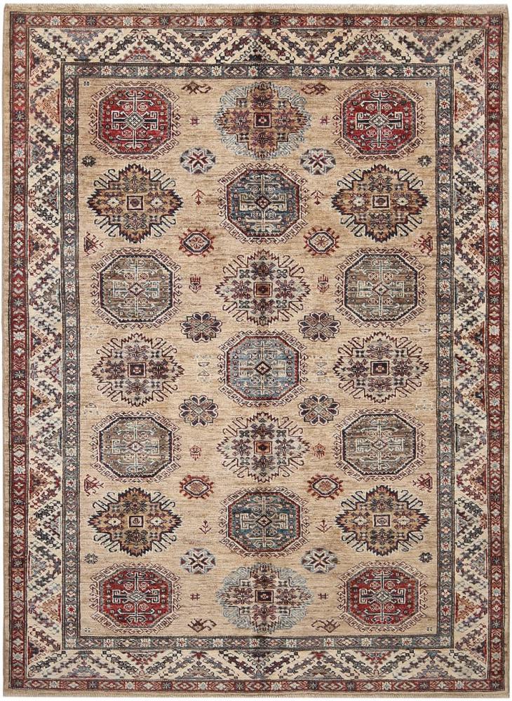 Afghan rug Kazak 200x146 200x146, Persian Rug Knotted by hand