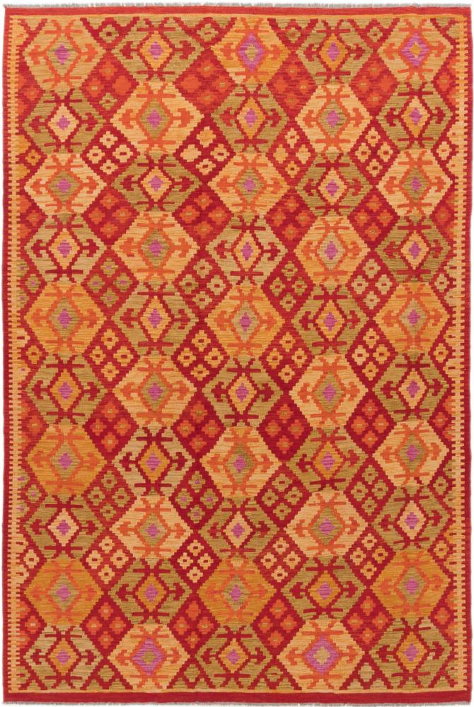 Tapete afegão Kilim Afegão 300x200 300x200, Tapete persa Tecido à mão