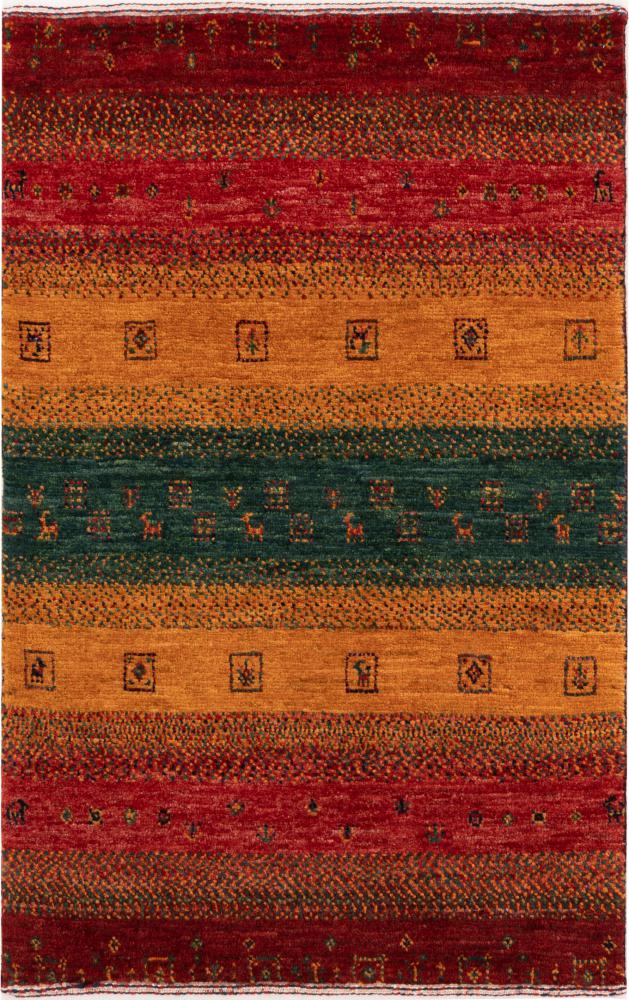 Perzisch tapijt Perzisch Gabbeh Loribaft Nowbaft 90x59 90x59, Perzisch tapijt Handgeknoopte