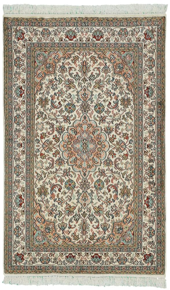 Tapis indien Cachemire Soie 124x79 124x79, Tapis persan Noué à la main