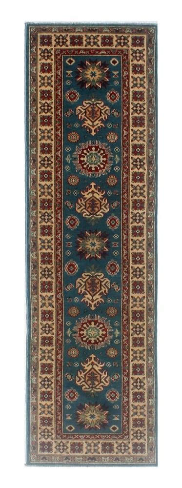 Alfombra afgana Kazak Ghazni 296x77 296x77, Alfombra persa Anudado a mano