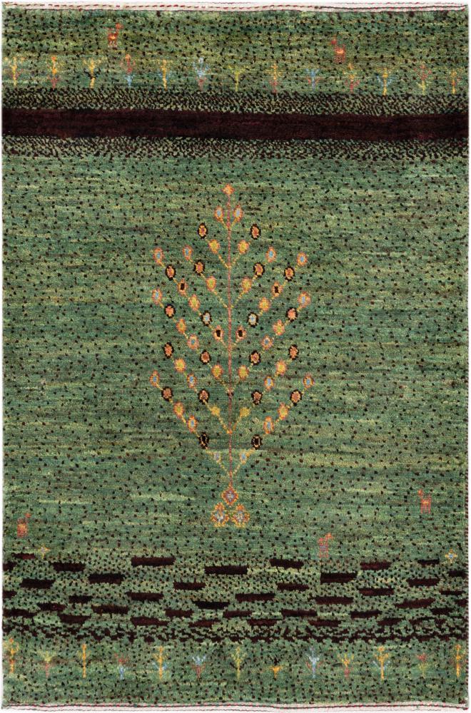 Tappeto persiano Persiano Gabbeh Loribaft Atelier 96x66 96x66, Tappeto persiano Annodato a mano