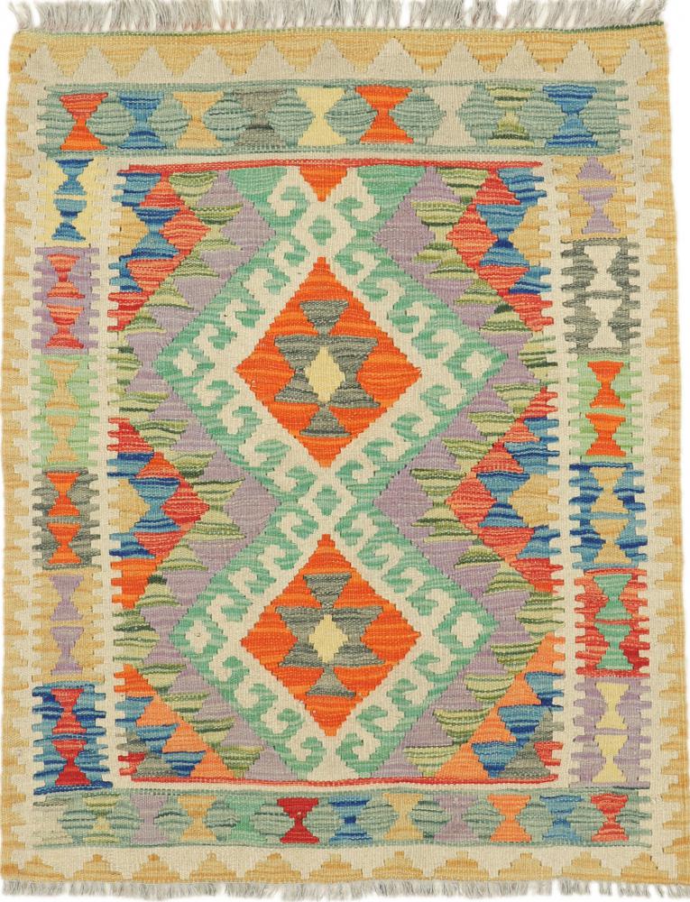 Tapete afegão Kilim Afegão 108x85 108x85, Tapete persa Tecido à mão