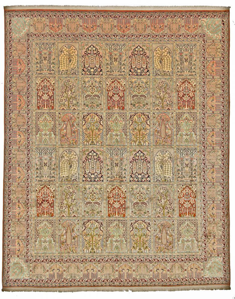 Tappeto indiano Cachemire Puri di Seta 305x243 305x243, Tappeto persiano Annodato a mano
